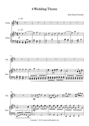 Wedding Theme - Short Pieces for Violin and Piano