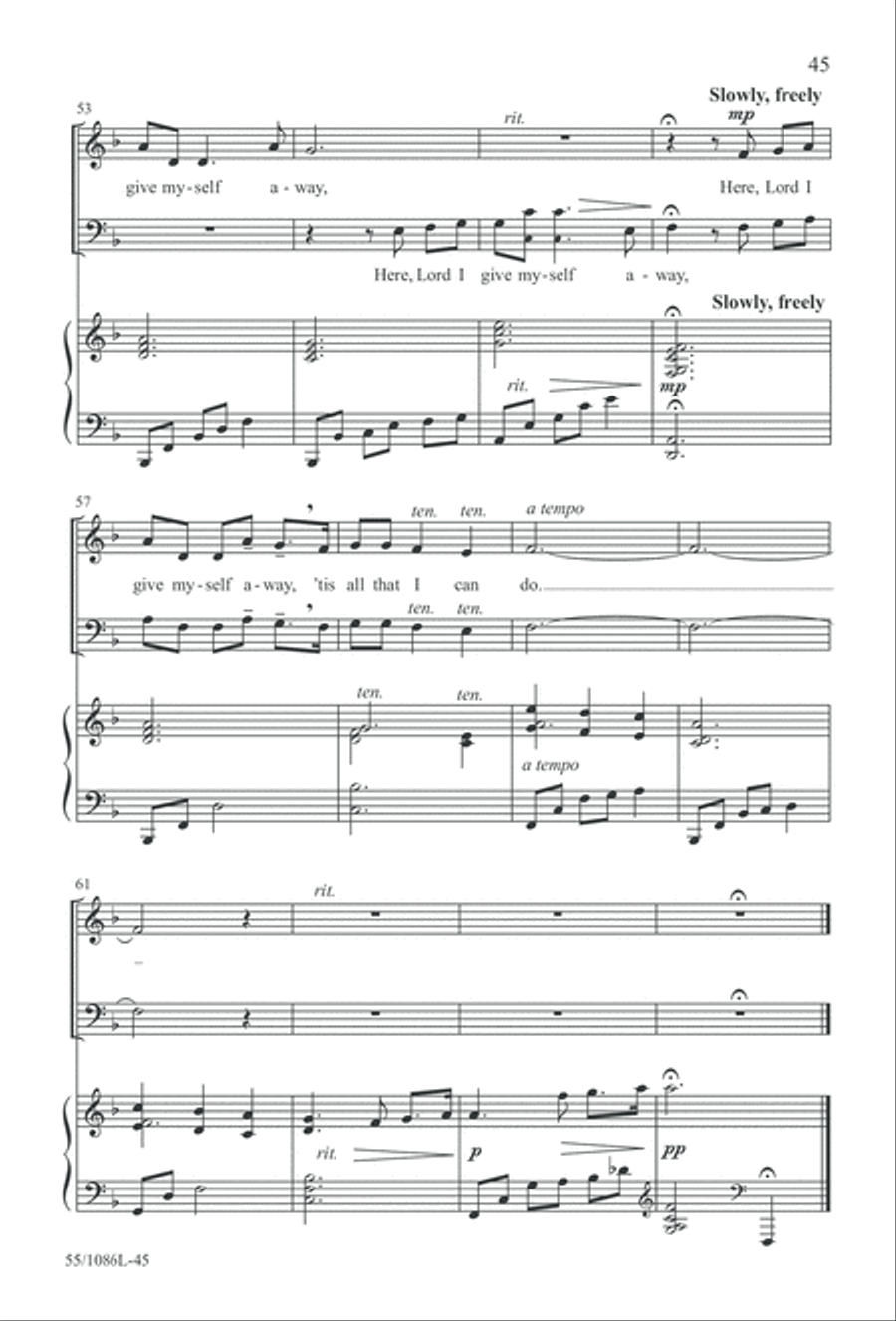 Out of the Shadows 3-Part scores gallery preview page 45