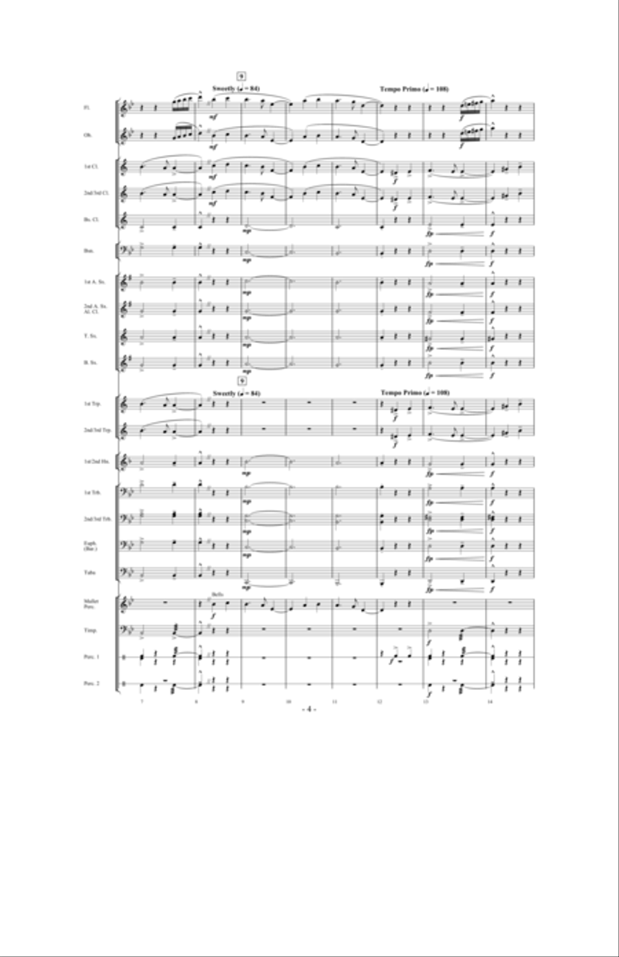 Gypsy Caravan Concert Band scores gallery preview page 3