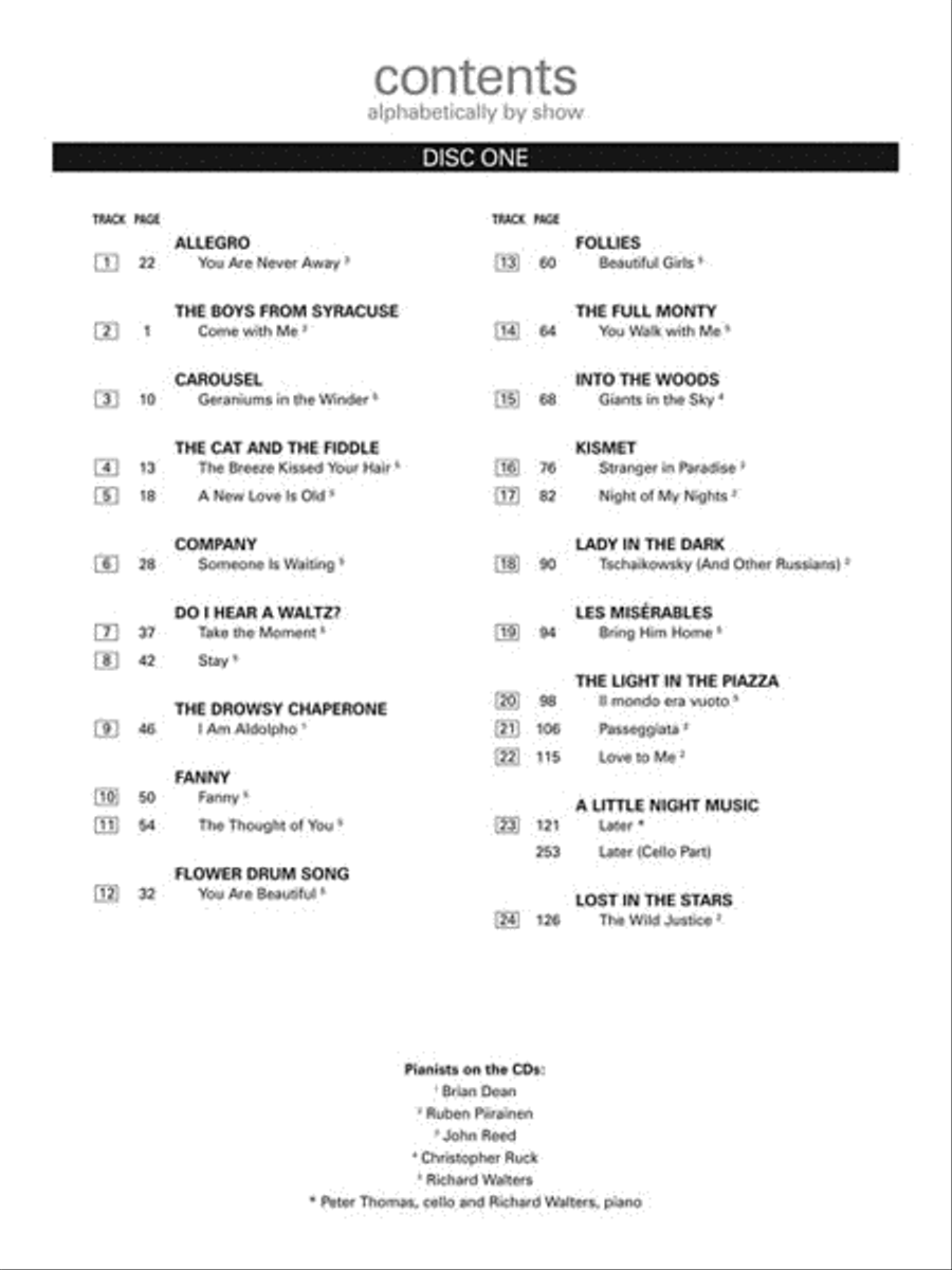 Musical Theatre for Classical Singers Voice scores gallery preview page 3