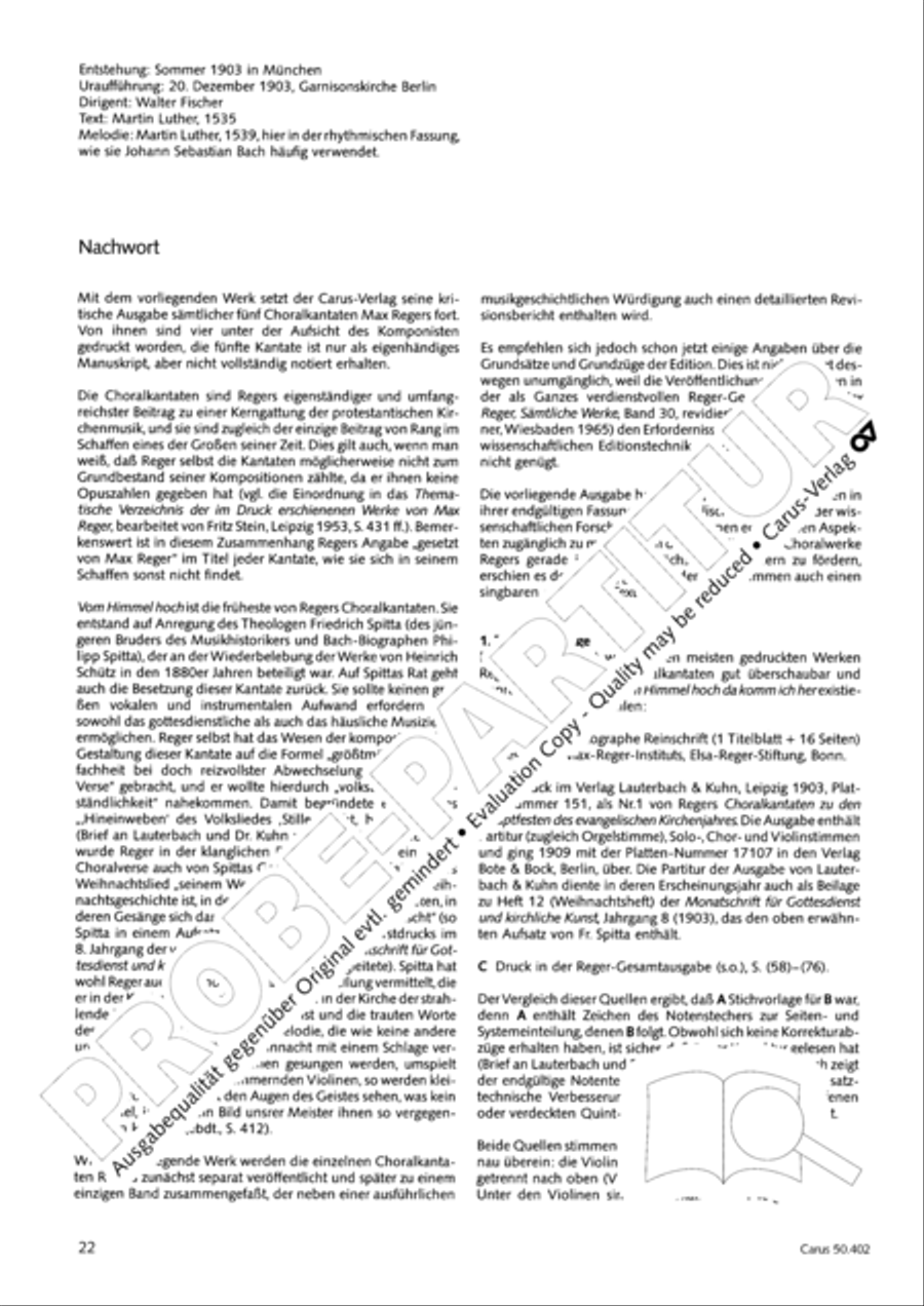 From heav'n above to earth I come (Vom Himmel hoch, da komm ich her) SSAA scores gallery preview page 25