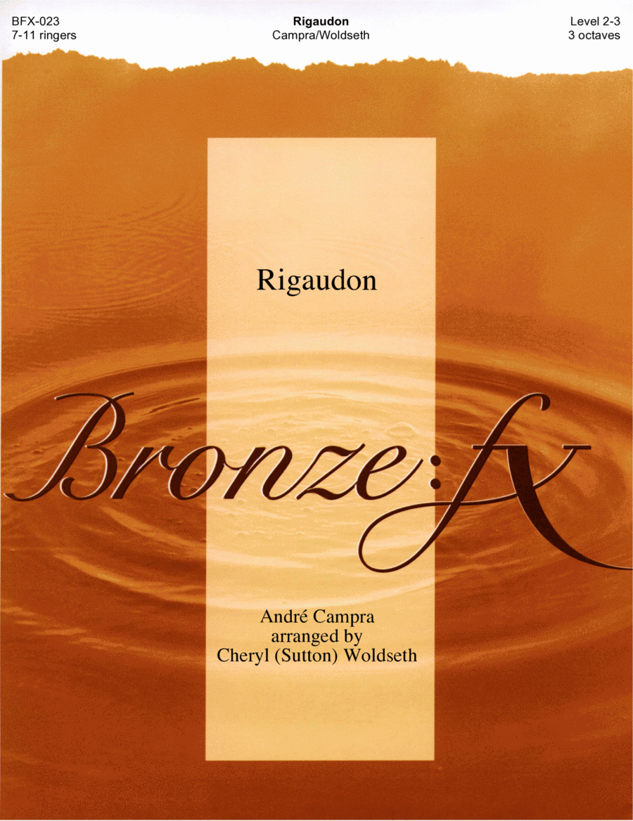 Rigaudon Handbell Choir scores gallery preview page 1