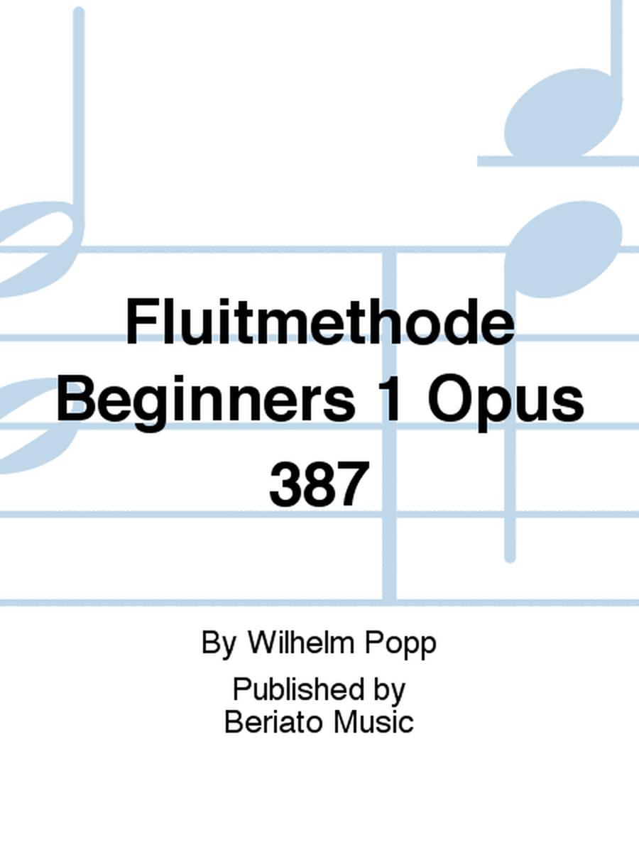 Fluitmethode Beginners 1 Opus 387