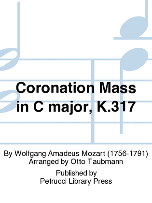 Book cover for Mass in C major, K.317 'Coronation'