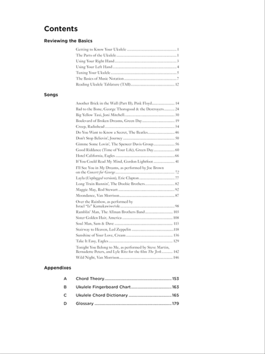 The Complete Idiot's Guide to Rock Hits for Ukulele Ukulele scores gallery preview page 2