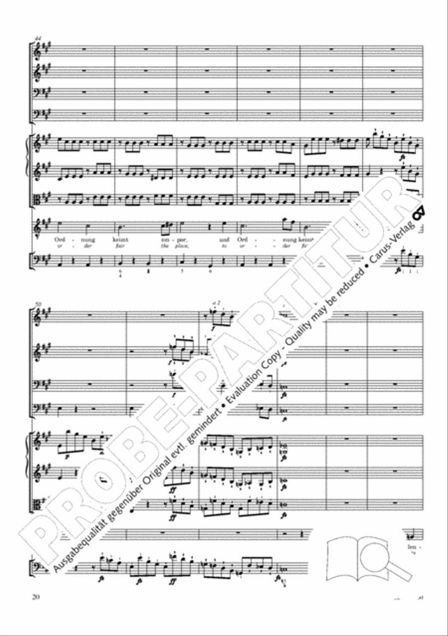 The Creation (Die Schopfung) 4-Part scores gallery preview page 40