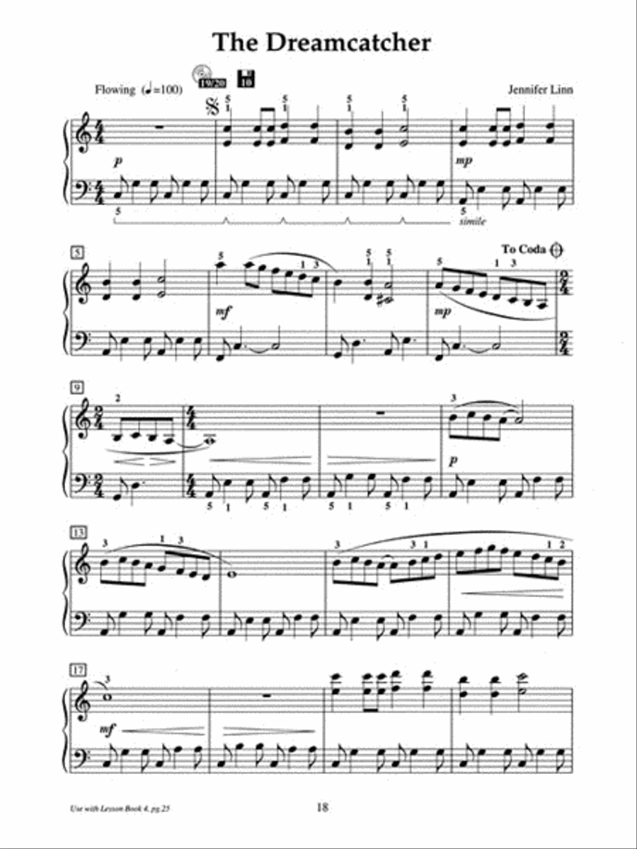 Piano Solos Book 4 Piano Method scores gallery preview page 5