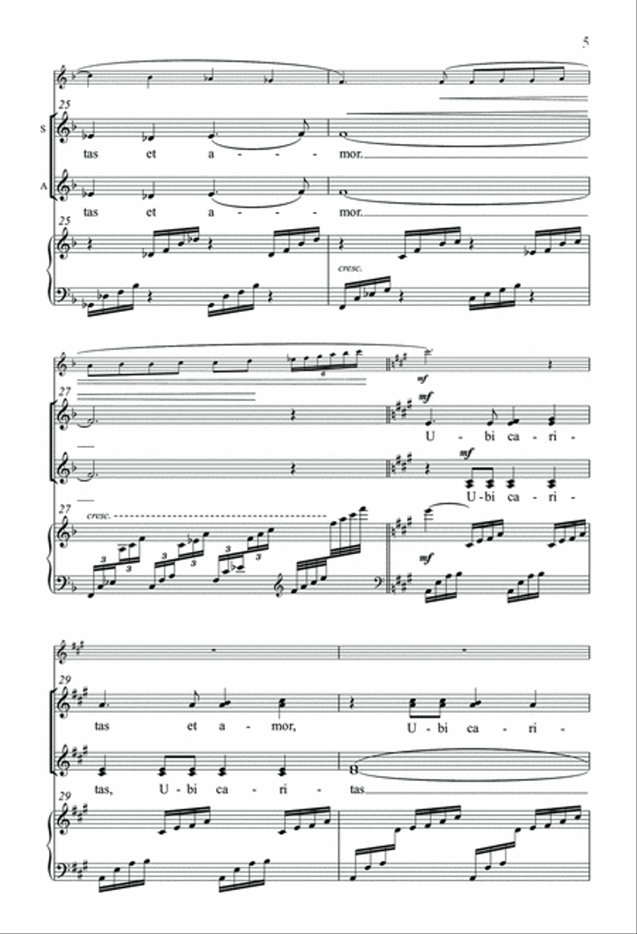 Ubi Caritas Ubi Caritas SSAA scores gallery preview page 5