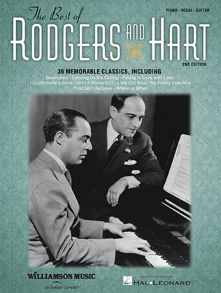 Book cover for The Best of Rodgers & Hart - 2nd Edition