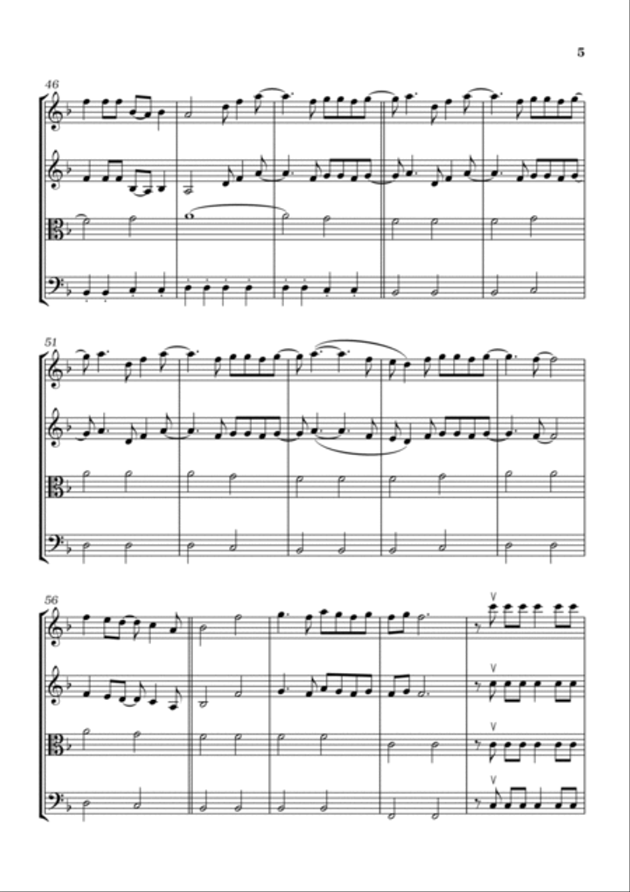River String Quartet scores gallery preview page 5