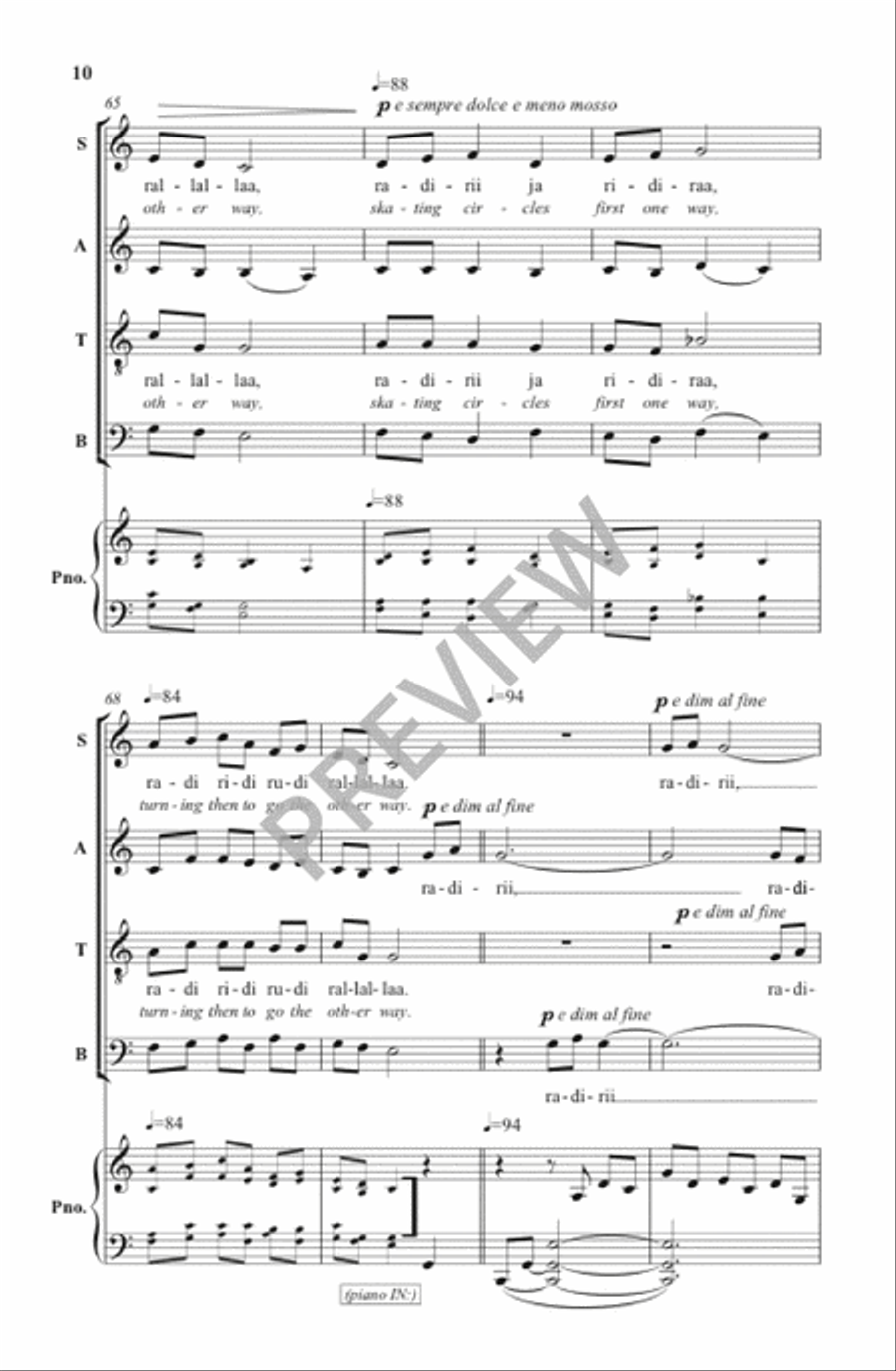 Skating (Uisutamas) 4-Part scores gallery preview page 11