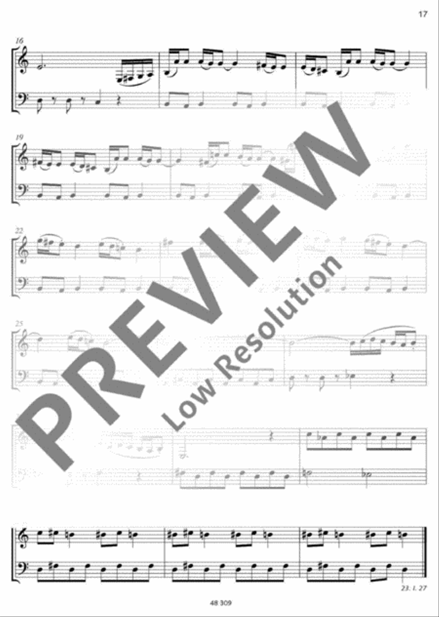 Musikalisches Blumengärtlein und Leyptziger Allerley Clarinet scores gallery preview page 18