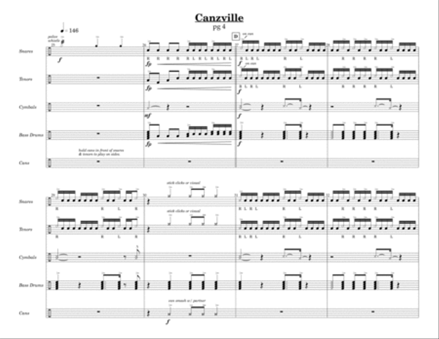 Canzville w/Tutor Tracks Canzville w/Tutor Tracks Drums scores gallery preview page 4