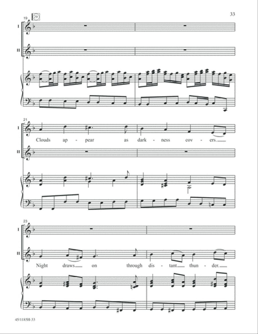 Bach for Young Voices 2-Part scores gallery preview page 33