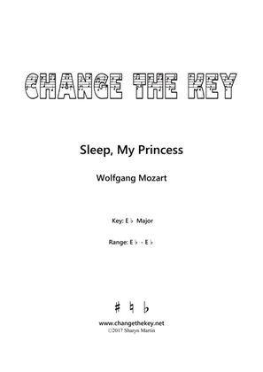 Sleep, my princess - Eb Major