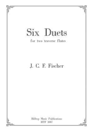 Book cover for Fischer J. C. F Six Duets for two flutes