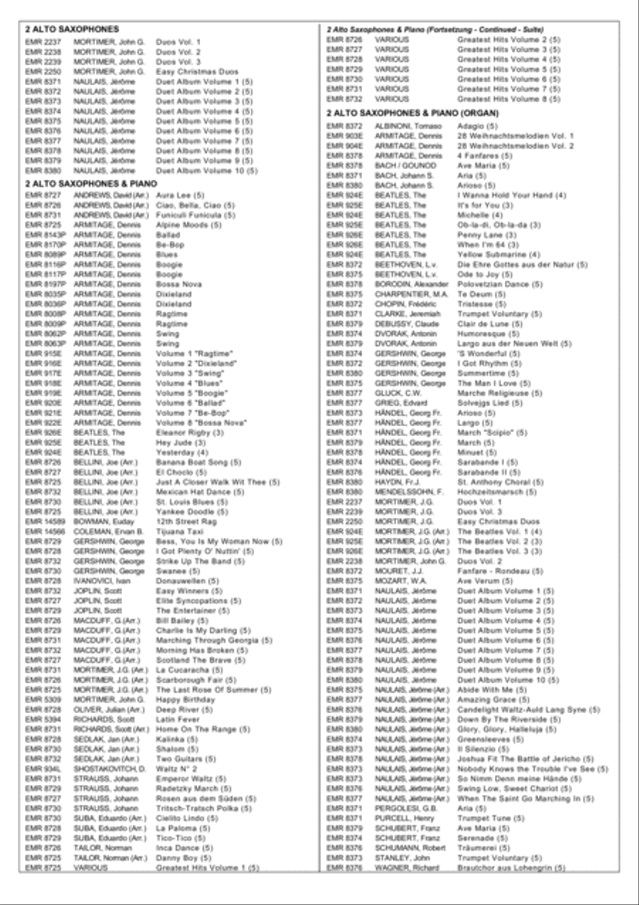 Play With Your Band Volume 1 Alto Saxophone scores gallery preview page 8