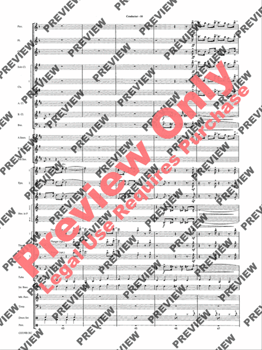 In the Miller Mood Concert Band scores gallery preview page 13