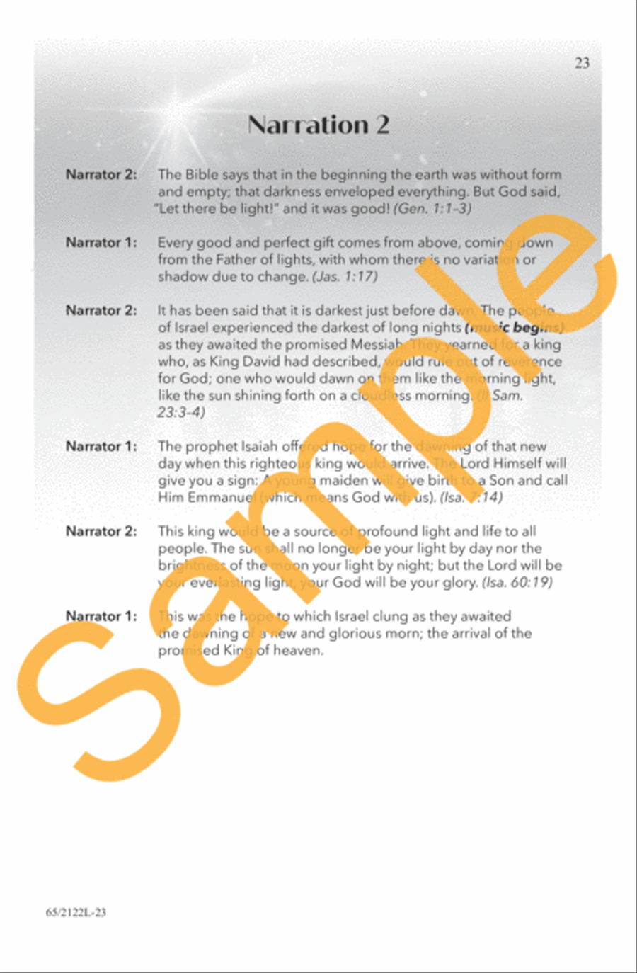 A New and Glorious Morn! 3-Part scores gallery preview page 18