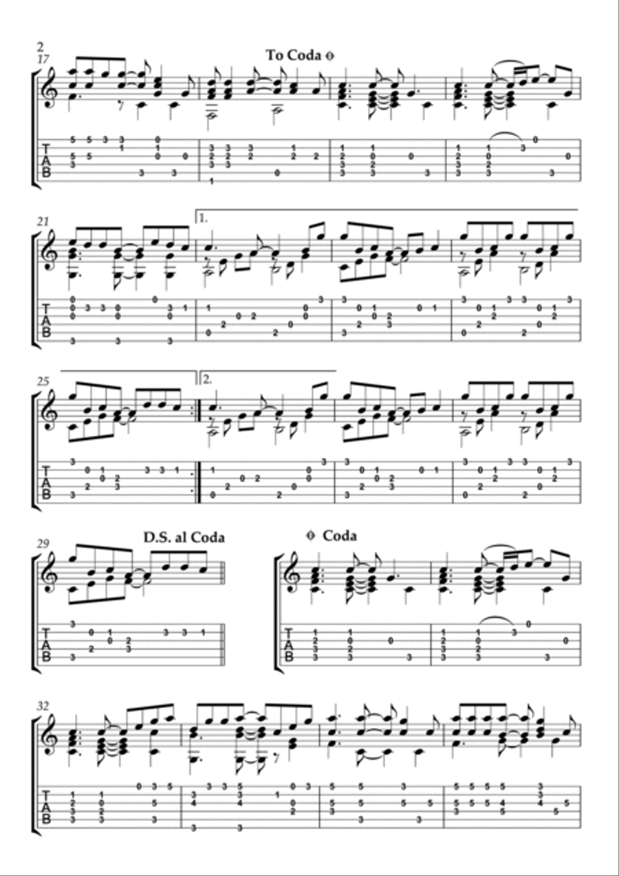 True Colors Electric Guitar scores gallery preview page 2