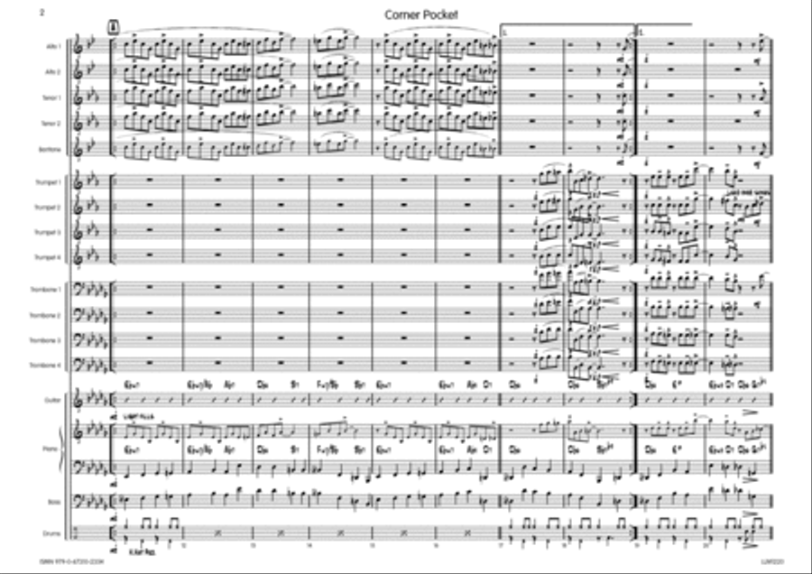Corner Pocket Corner Pocket Big Band scores gallery preview page 3