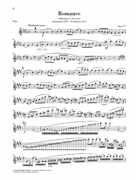 Romance in D-Flat Major, Op. 37