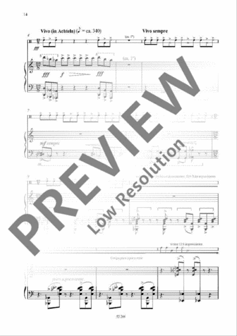 Requiem pour Erik Satie Piano scores gallery preview page 13