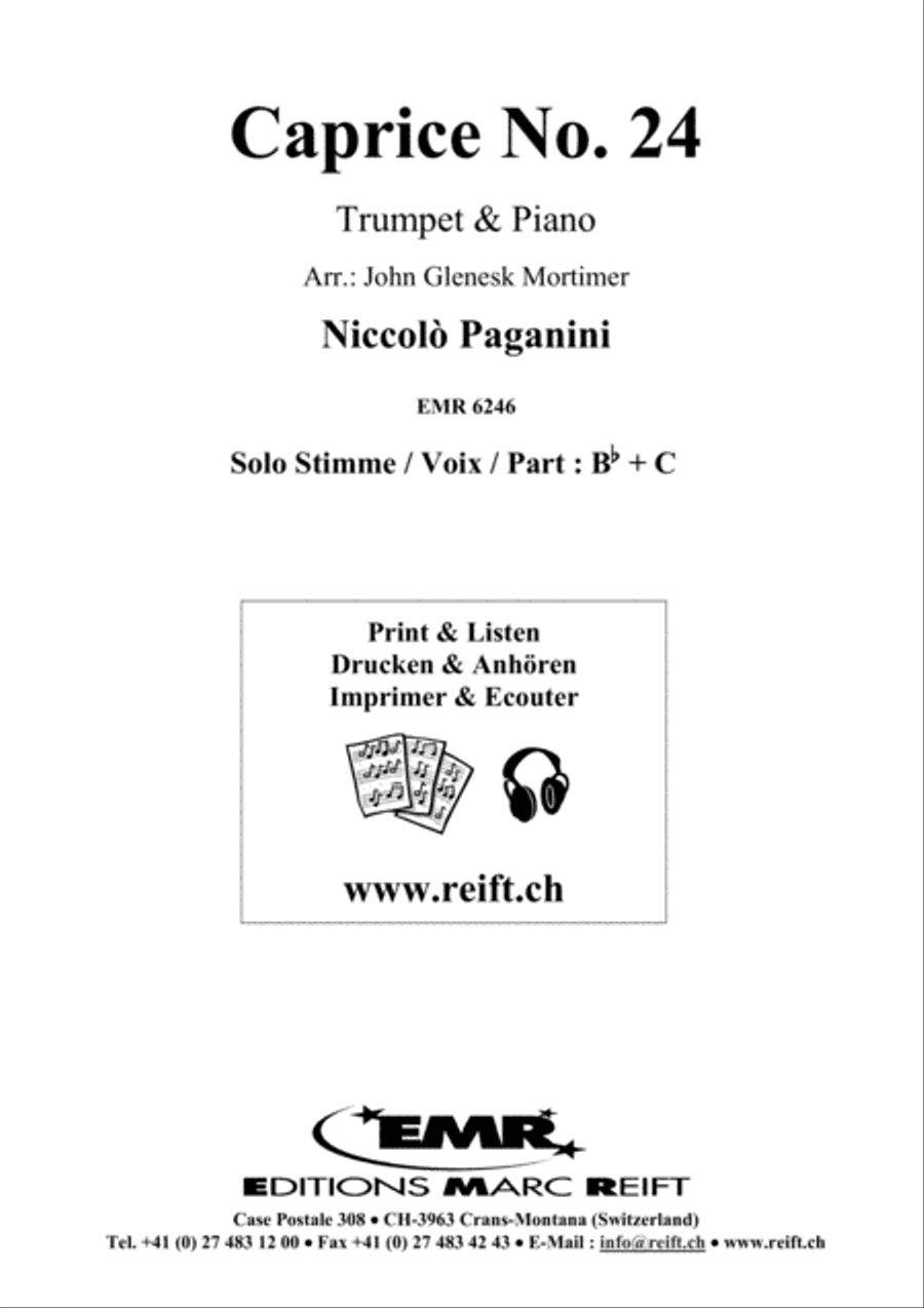 Caprice No. 24 Caprice No. 24 Trumpet Solo scores gallery preview page 2
