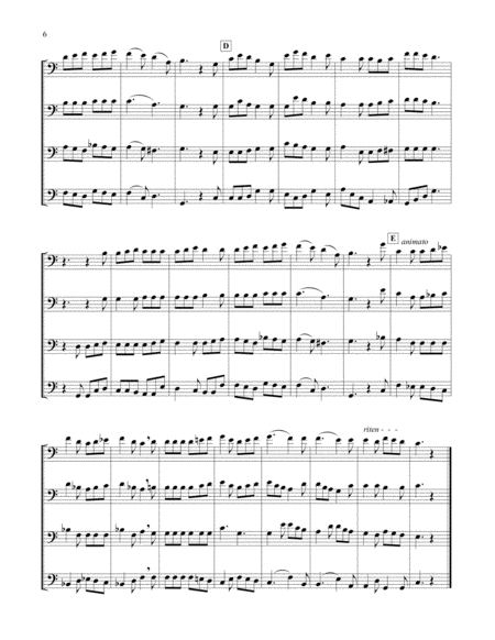 Twelve Songs, Op. 44 for 4-part Trombone Ensemble