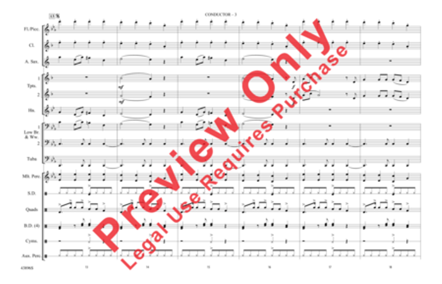 Dark Horse Dark Horse Marching Band scores gallery preview page 4