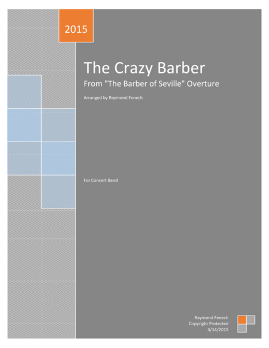 The Crazy Barber (Concert Band) Concert Band scores gallery preview page 1