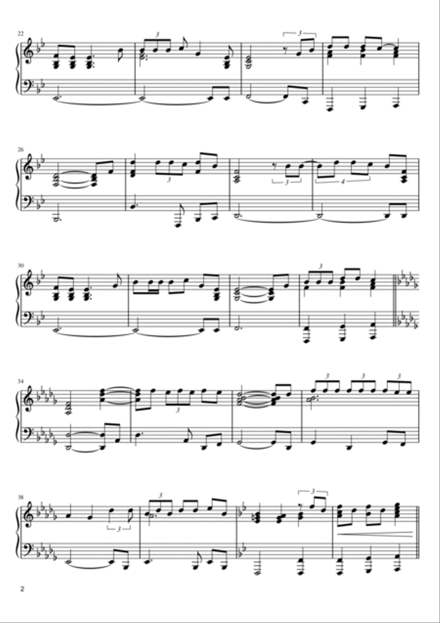 If You Don't Know Me By Now Piano Solo scores gallery preview page 2