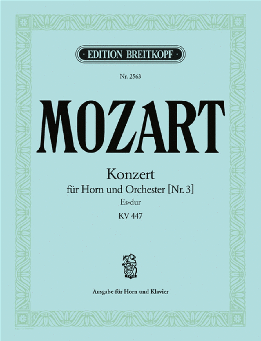 Horn Concertos Nos. 1–4 Horn Concertos Nos. 1–4 Piano Accompaniment scores gallery preview page 1