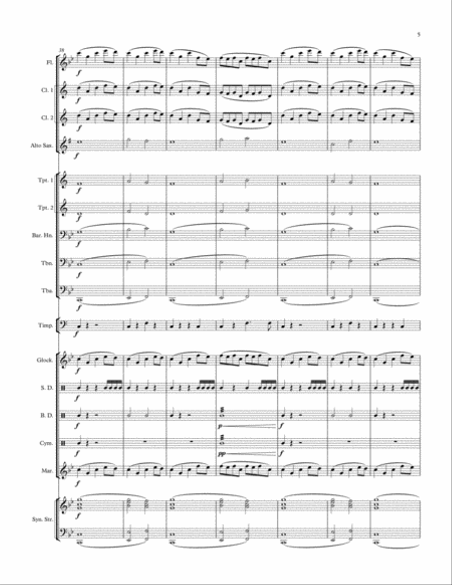 A Third Dimension Large Ensemble scores gallery preview page 5