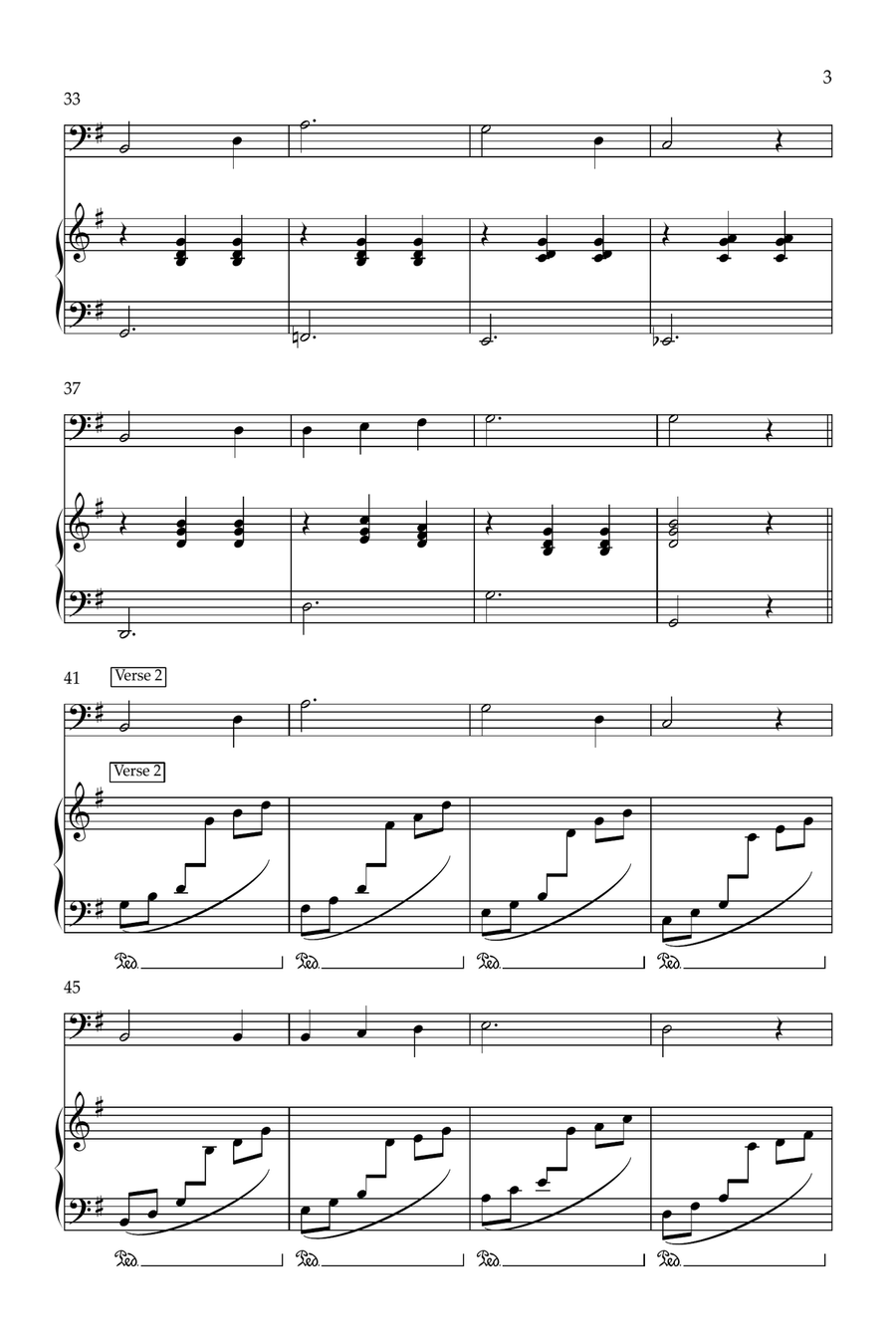 Edelweiss Edelweiss Piano scores gallery preview page 3
