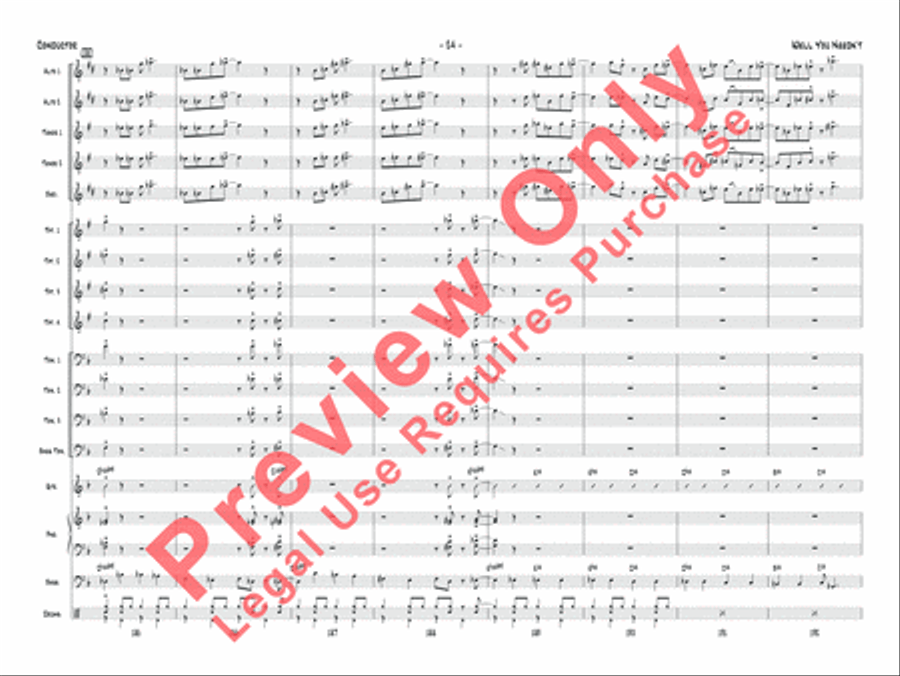 Well You Needn't Jazz Ensemble scores gallery preview page 25