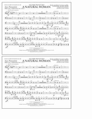 (You Make Me Feel Like) A Natural Woman (arr. Jay Dawson) - Aux Percussion