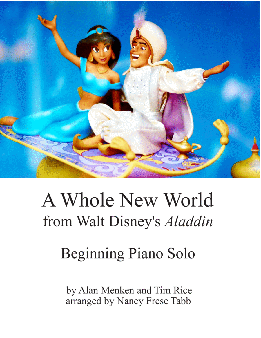 A Whole New World (aladdin's Theme) Easy Piano scores gallery preview page 1