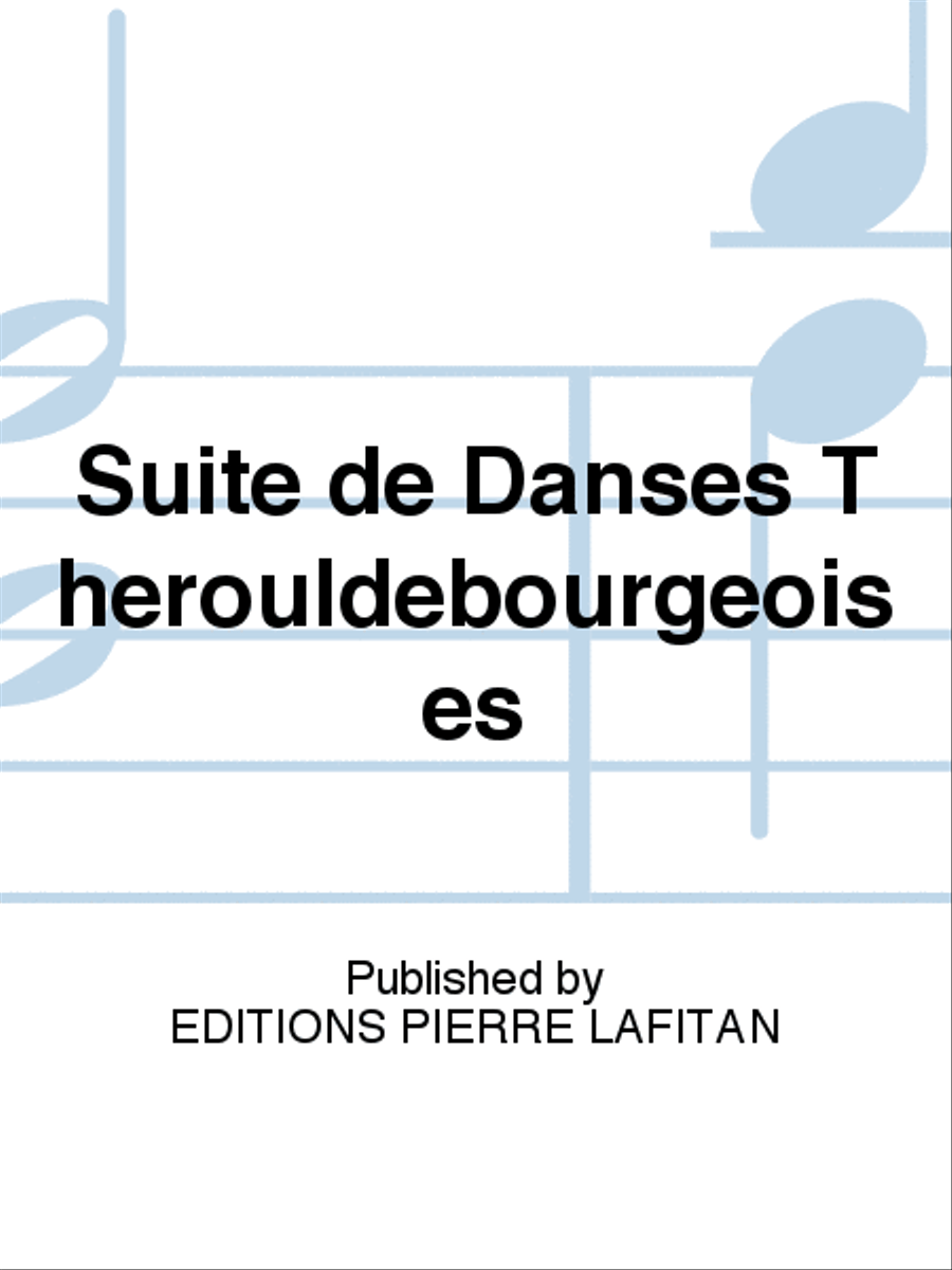 Suite de Danses Thérouldebourgeoises Violin Solo scores gallery preview page 1