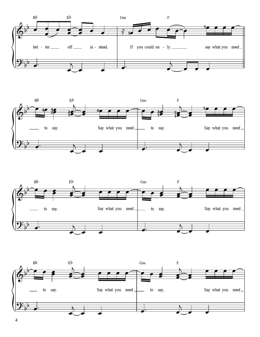Say Say Voice scores gallery preview page 4