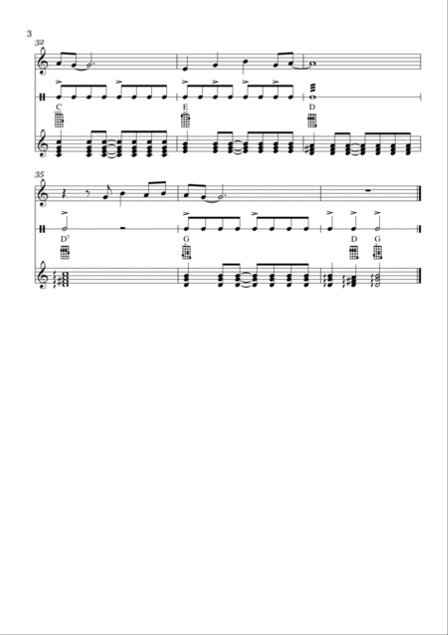 Hakuna Matata Hakuna Matata Chamber Music scores gallery preview page 3