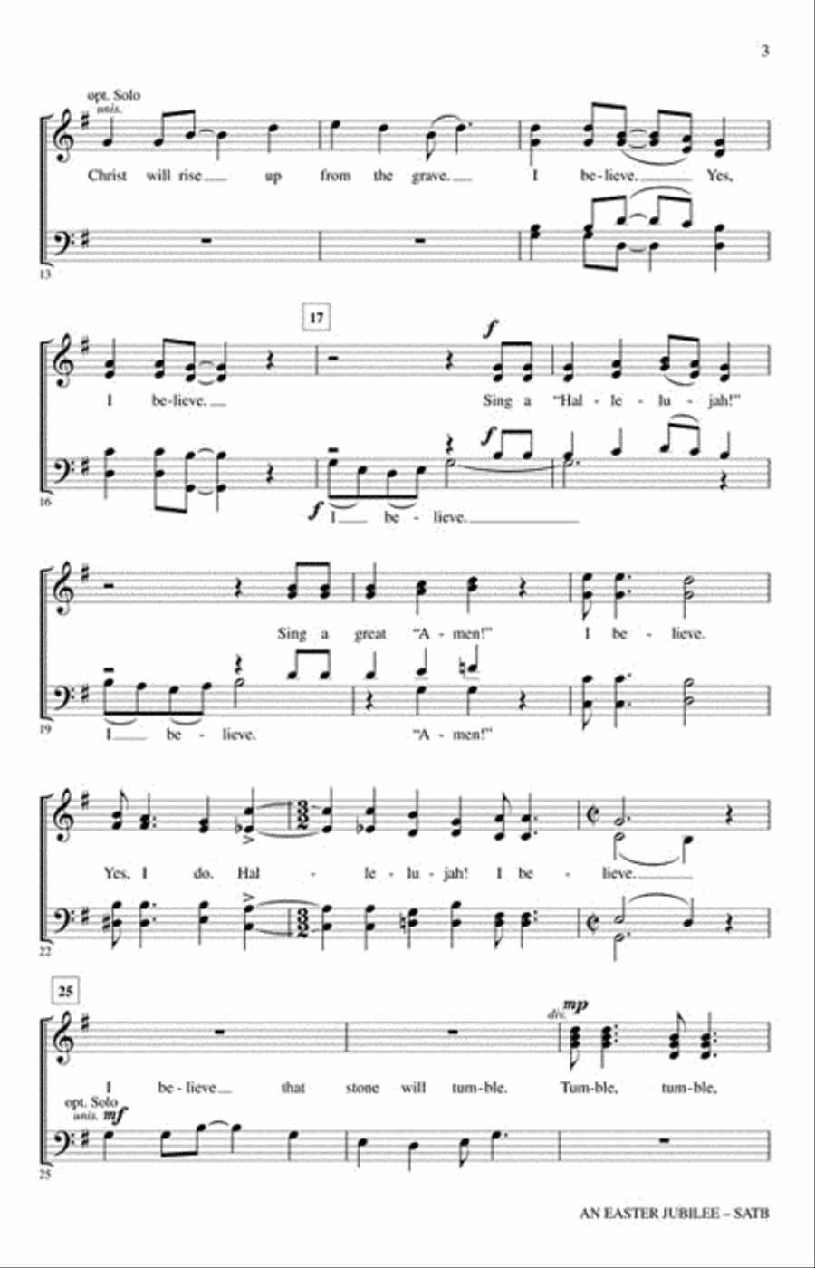 An Easter Jubilee An Easter Jubilee 4-Part scores gallery preview page 3