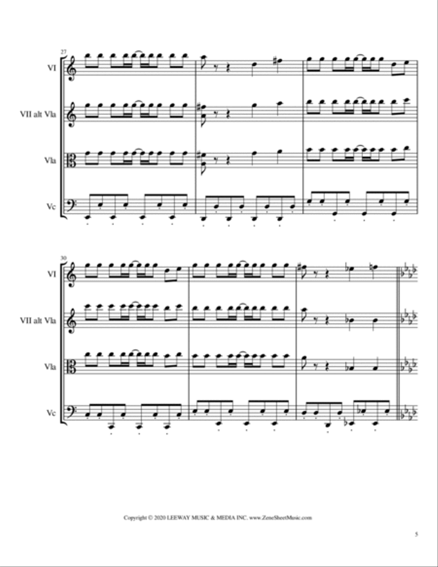 Baby Shark String Trio scores gallery preview page 5