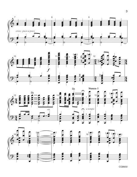 A Mighty Fortress - Handbell Score image number null
