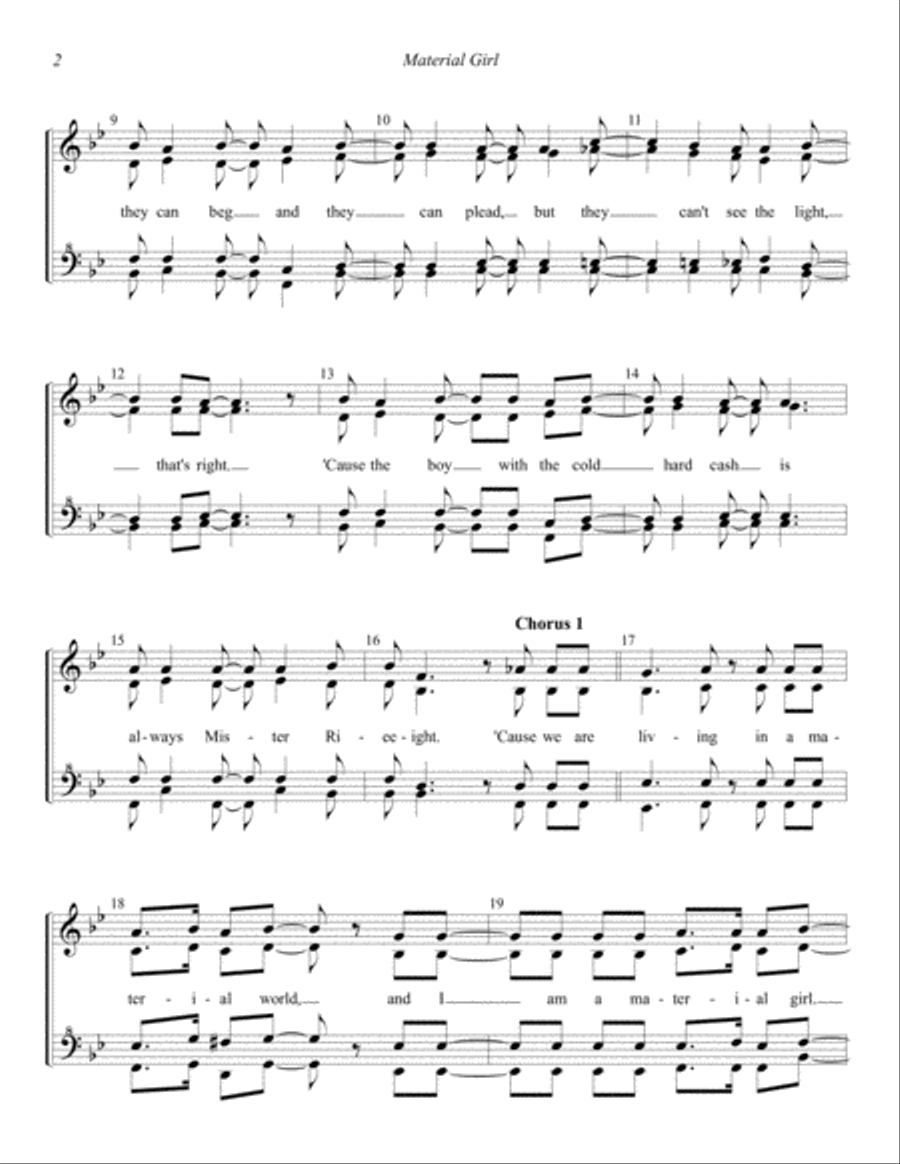 Material Girl Material Girl SSAA scores gallery preview page 2