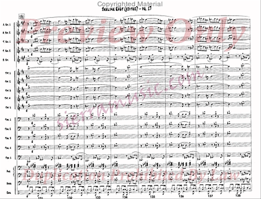 Beeline East Beeline East Jazz Ensemble scores gallery preview page 18