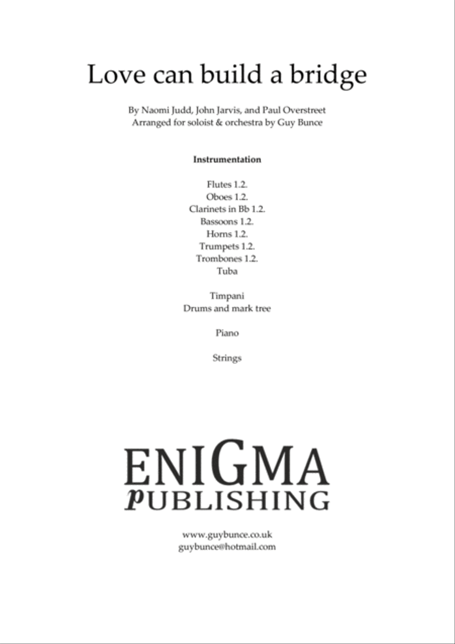 Love Can Build A Bridge Voice scores gallery preview page 2