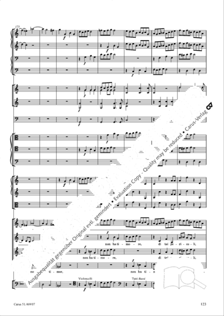 Davide penitente 4-Part scores gallery preview page 136