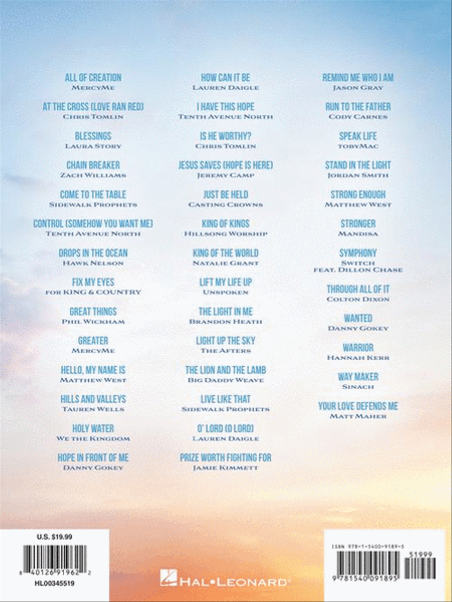 Christian Sheet Music 2010-2019 Piano, Vocal, Guitar scores gallery preview page 8