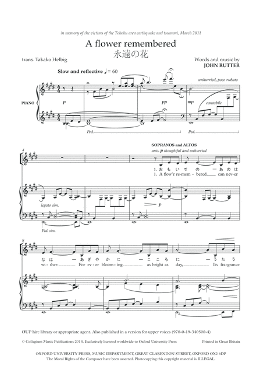 A flower remembered 4-Part scores gallery preview page 3
